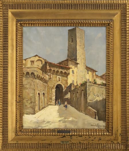 Alberto Cecconi — La vecchia porta di San Gimignano